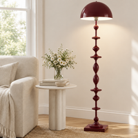 Askew Turned Dome Floor Lamp – beside an armchair