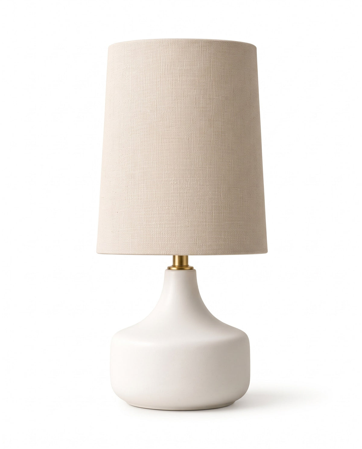 Bembridge Linen-Effect Table Lamp on a white background