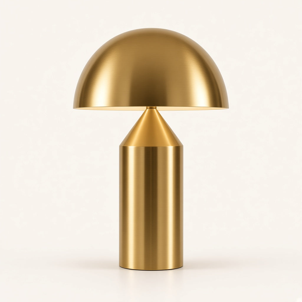 Cherwell Dome Table Lamp switched off on a plain background