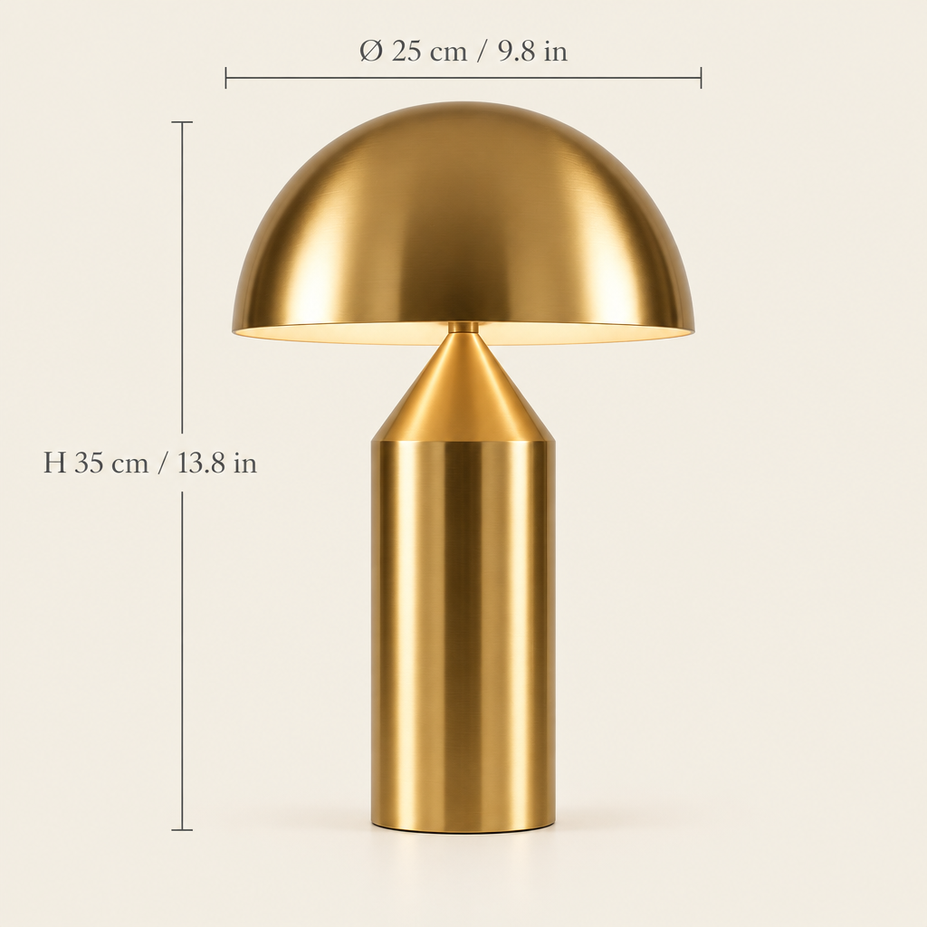 Cherwell Dome Table Lamp dimensions
