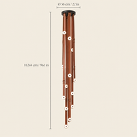 Mortlake Leather Chandelier dimensions