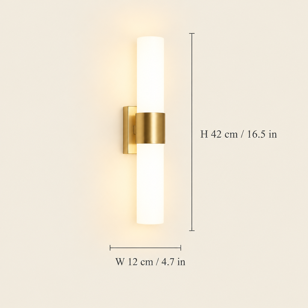 Petworth Up-and-Down Wall Light dimensions