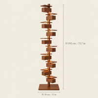 Tweed Walnut Floor Lamp dimensions