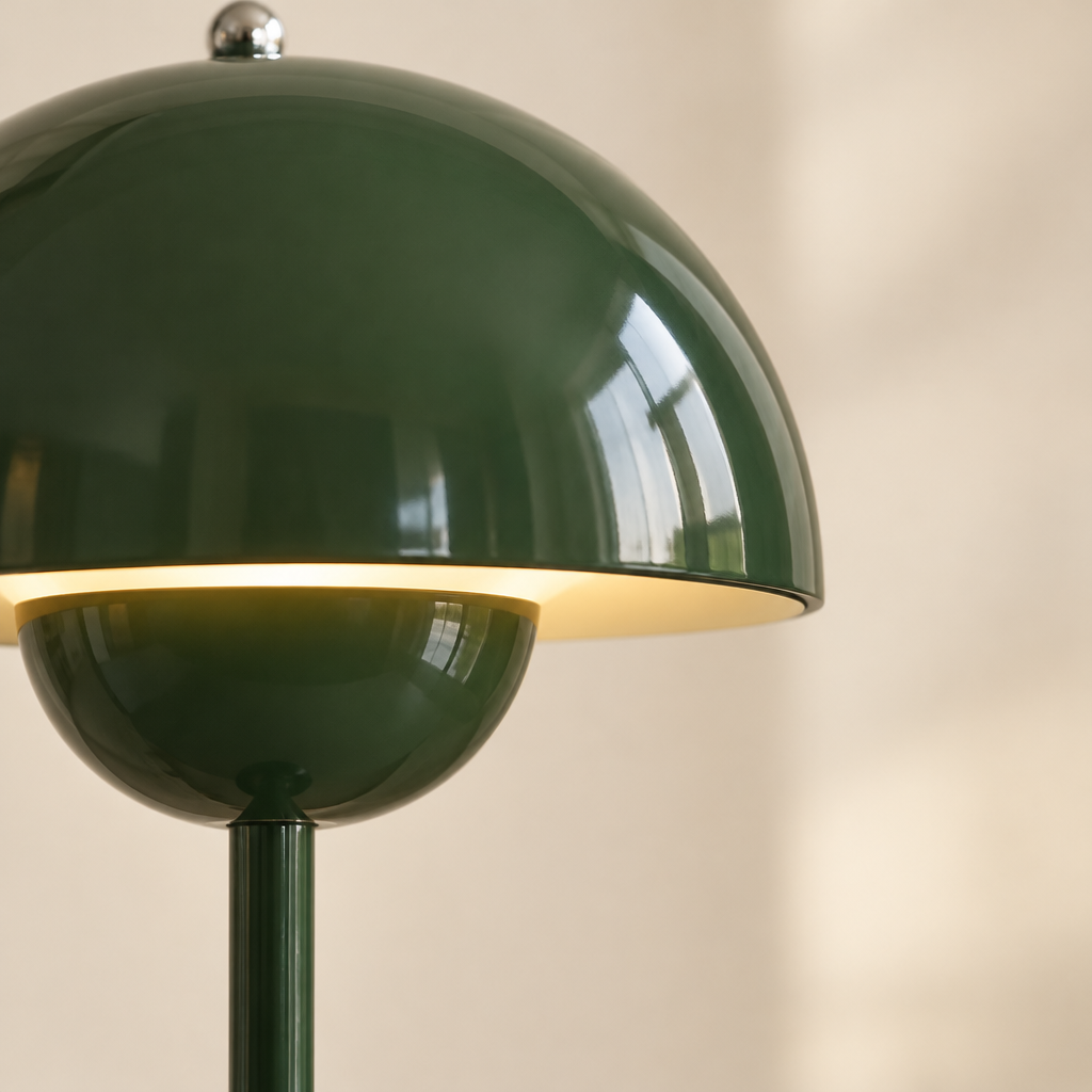 Ullswater Dome Table Lamp – close-up of the double dome edge
