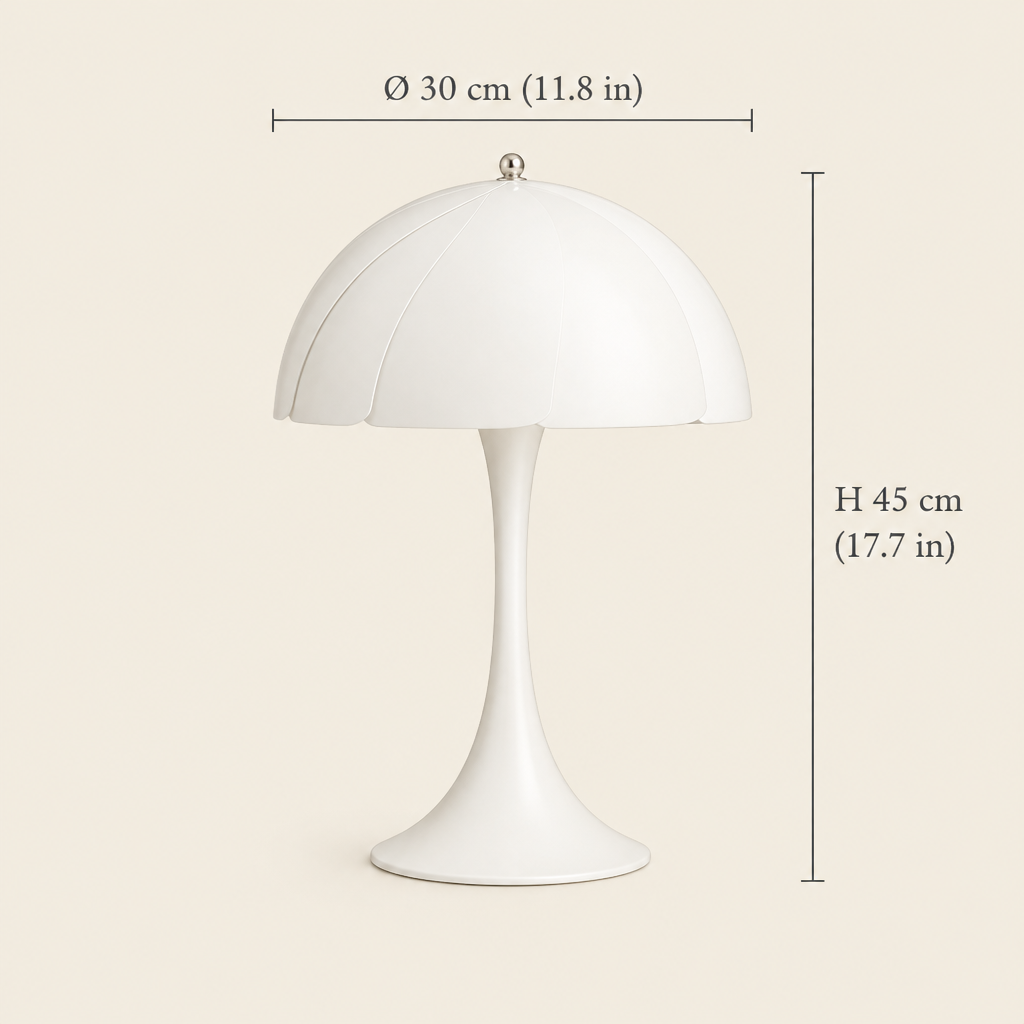 Walberswick Layered Dome Table Lamp dimensions